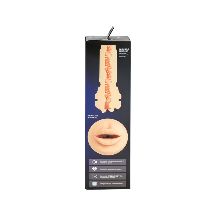 Мастурбатор-ротик Kiiroo Feel Mouth зі всмоктувальною інтерактивною насадкою PowerBlow Combo Set фото 3