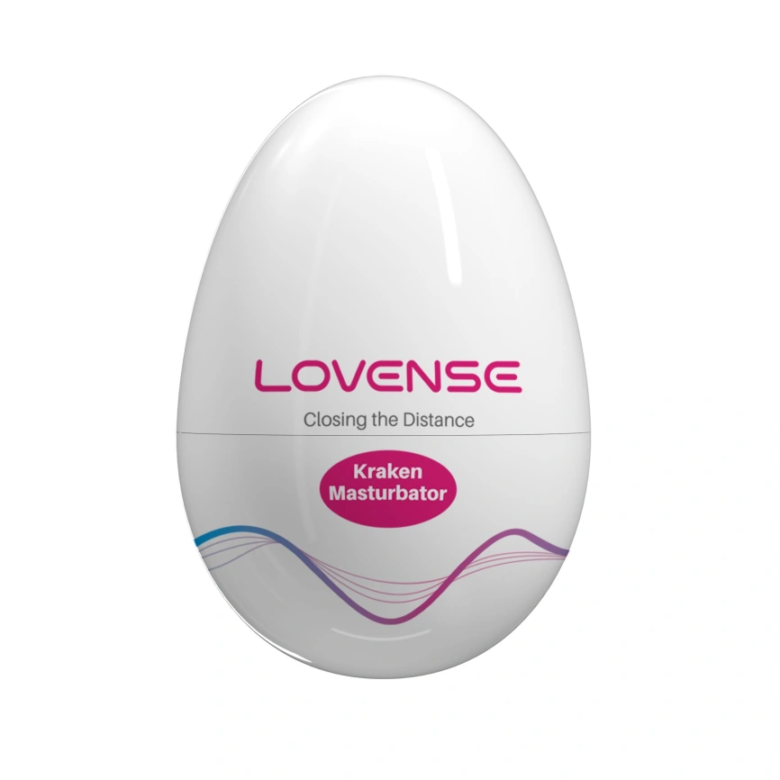 Мастурбатор-яйцо Lovense Kraken masturbator egg, текстура-сюрприз фото 1