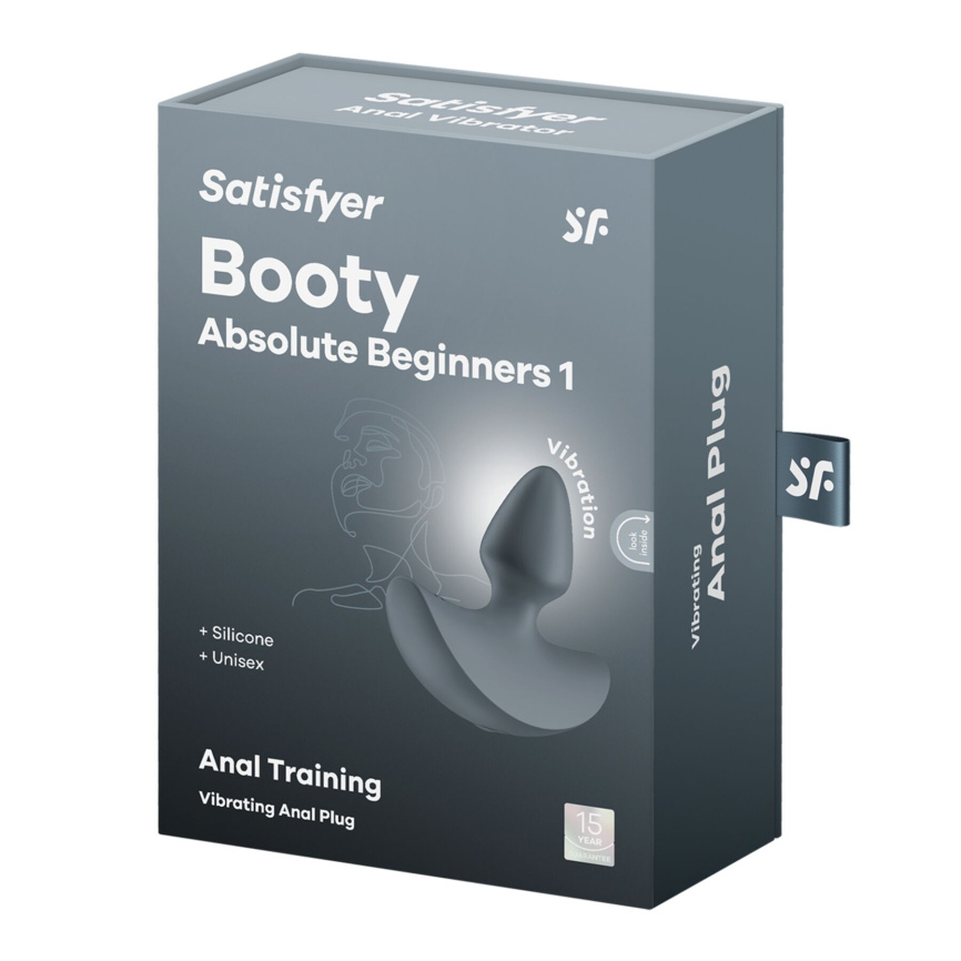 Анальна вібропробка Satisfyer Booty Absolute Beginners 1, для початківців фото 5