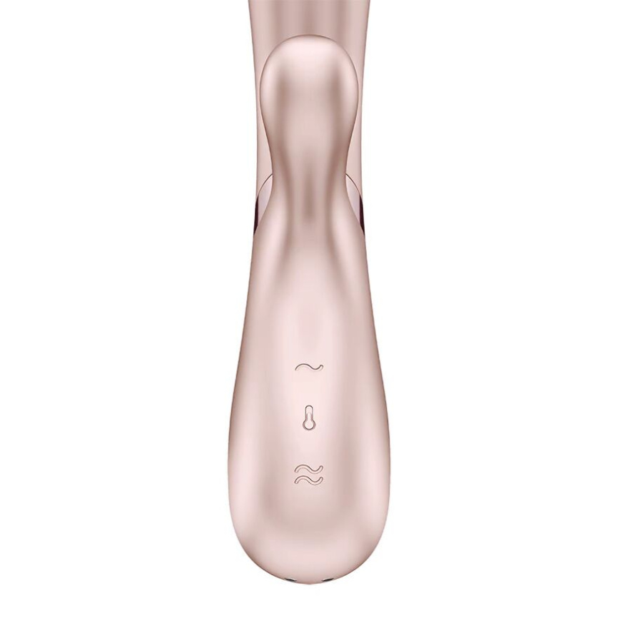 Смарт вібратор-кролик із підігрівом Satisfyer Hot Lover Nude фото 3