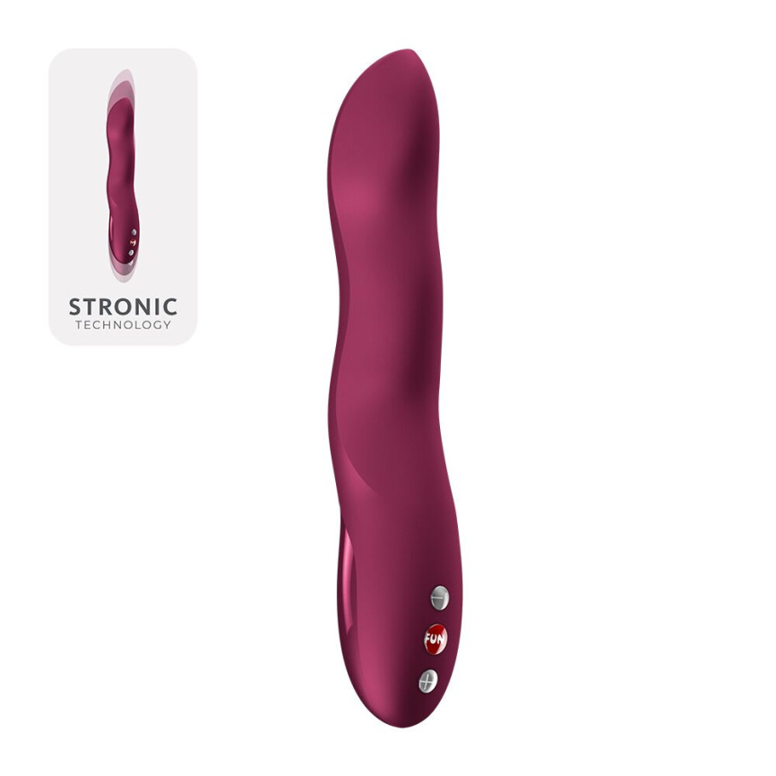 Пульсатор для точки G Fun Factory Stronic Wave Wine Red фото 2