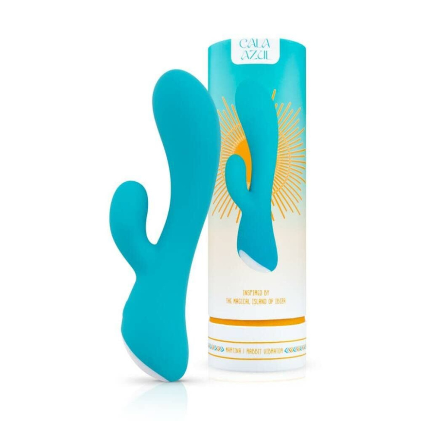 Вібратор-кролик Cala Azul – Martina Rabbit Vibrator, ергономічна форма, 10 режимів фото 9
