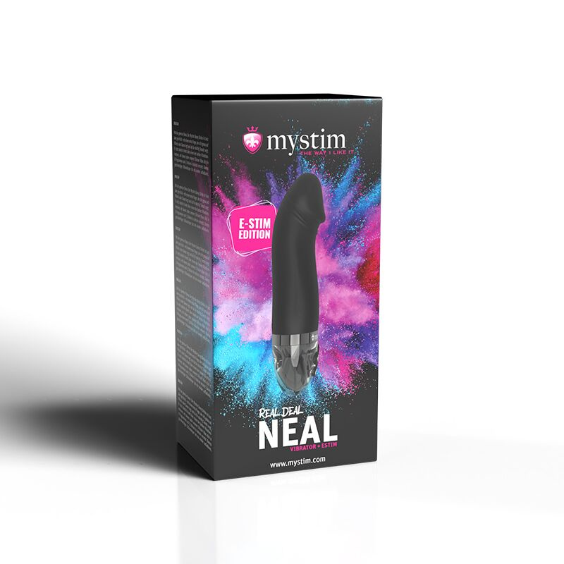 Вібратор з електростимуляцією Mystim Real Deal Neil Black Edition фото 17