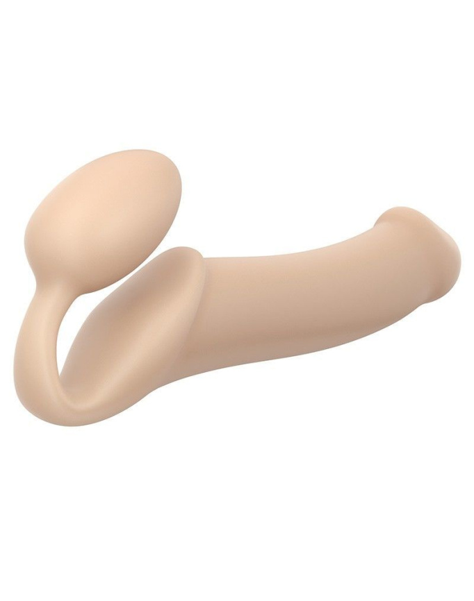 Безремінний страпон Strap-On-Me Flesh XL, повністю регульований, діаметр 4,5 см фото 2