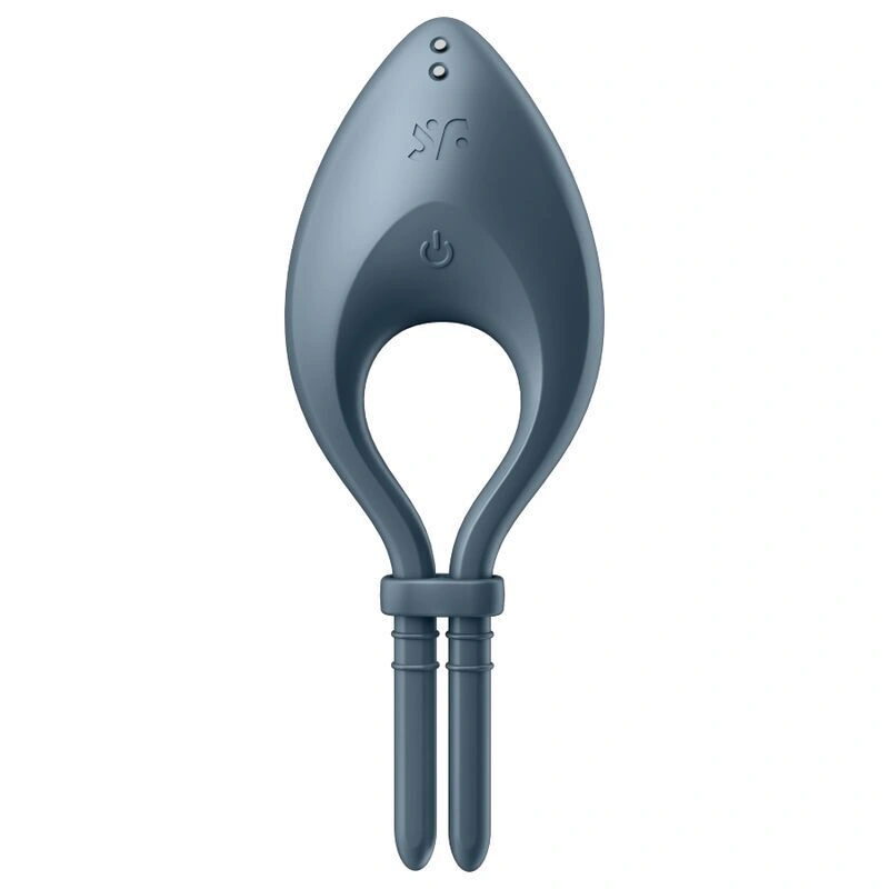 Эрекционное смарт виброкольцо лассо Satisfyer Bullseye Dark Blue (повреждена упаковка!!!) фото 3