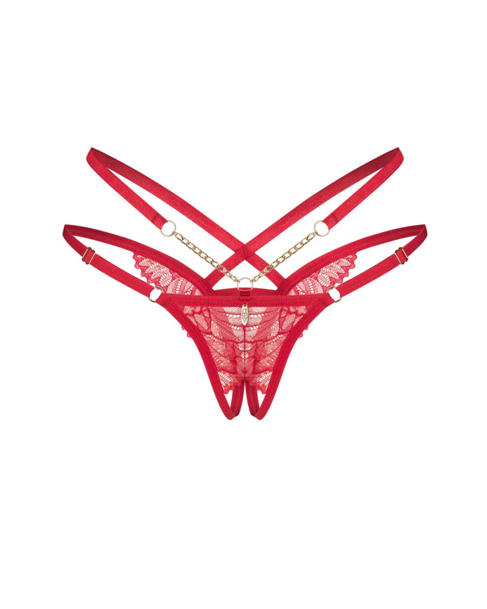 Трусики Obsessive Matildea crotchless thong S/M фото 2