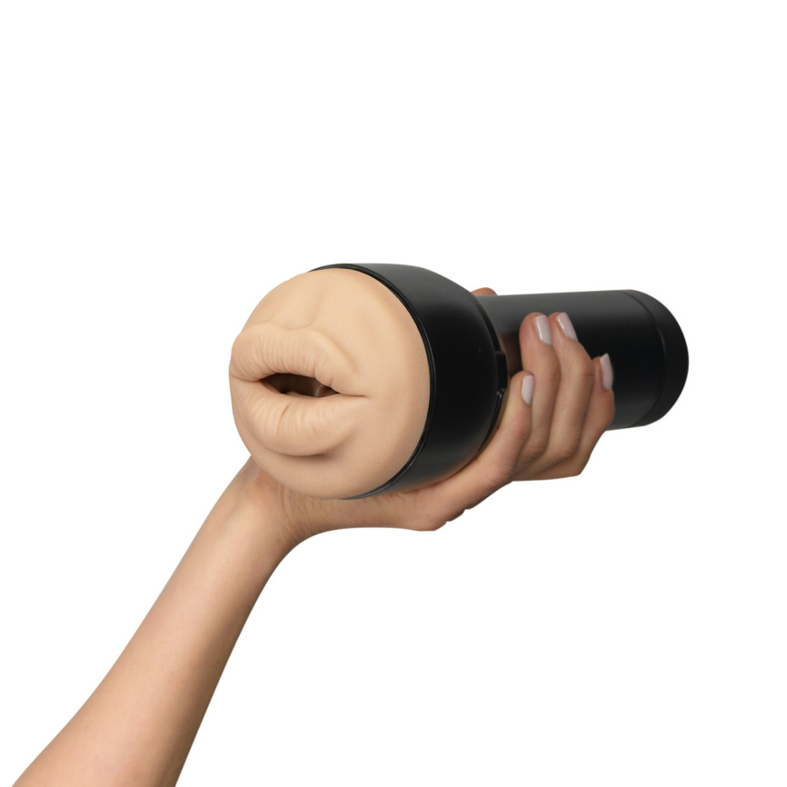 Мастурбатор Kiiroo Feel Victoria June Mouth Stroker PBC, сумісний з PowerBlow і Keon фото 5