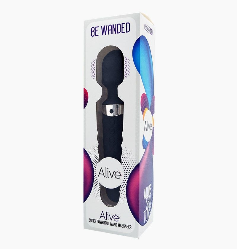 Мінівібромасажер Alive Be Wanded Black фото 2