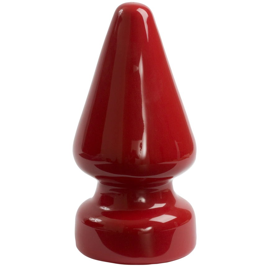Анальная пробка Doc Johnson Red Boy - XL Butt Plug The Challenge, диаметр 12 см фото 1