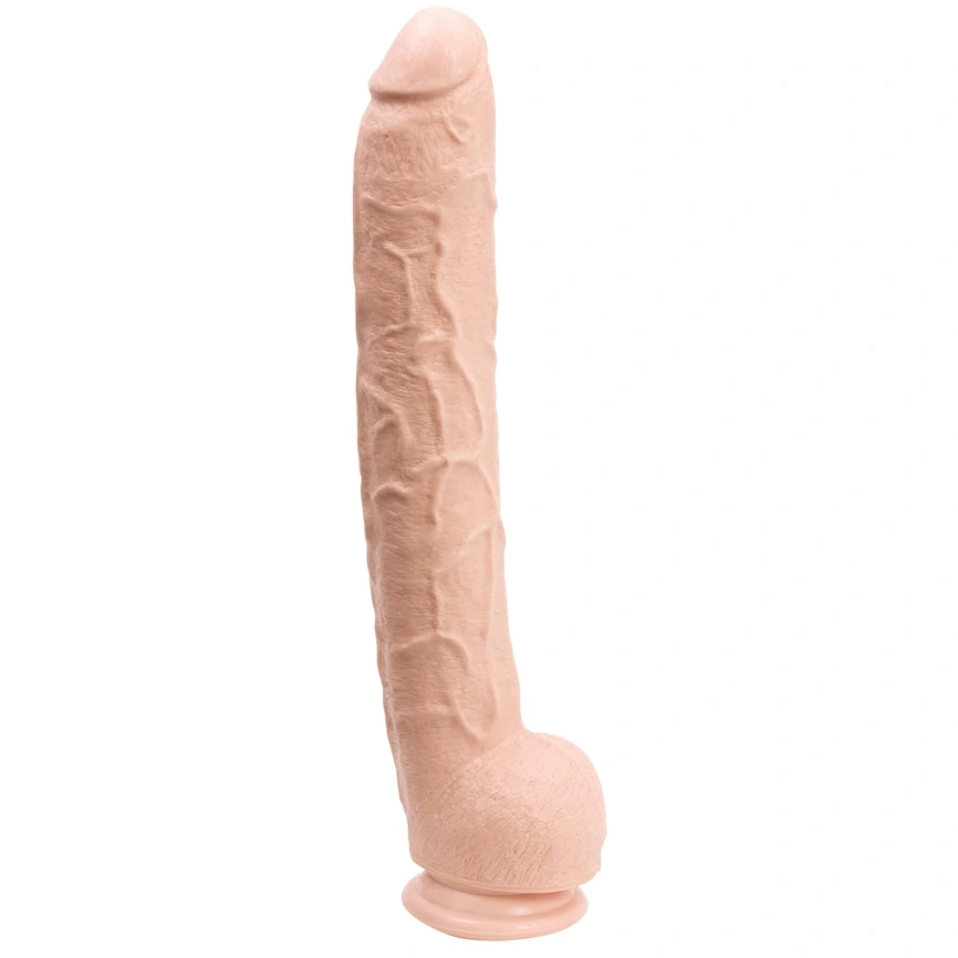 Фаллоимитатор Doc Johnson Dick Rambone Cock White, диаметр 6см, длина 42см, ПВХ фото 1