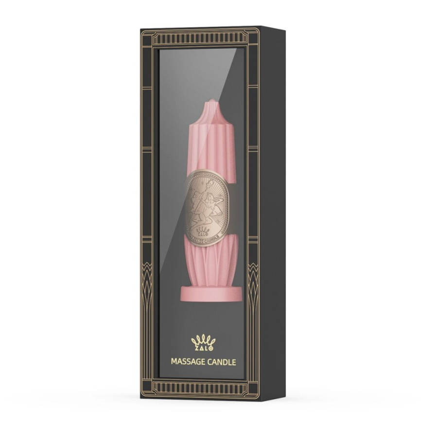 Розпродаж!!! Розкішна масажна свічка Zalo Massage Candle Pink (термін 14.04.2026) фото 2