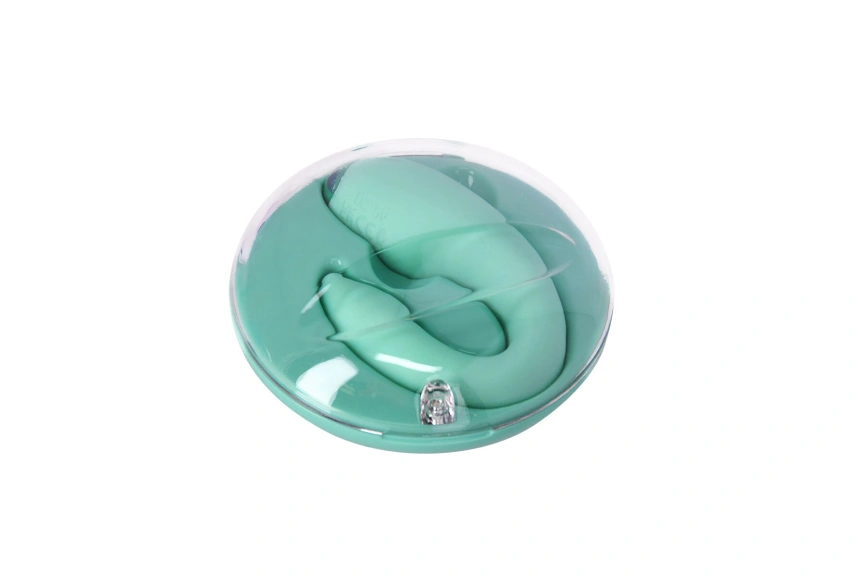 Вибратор для пар FairyGasm PleasureBerry green, зарядный кейс, пульт ДУ фото 4