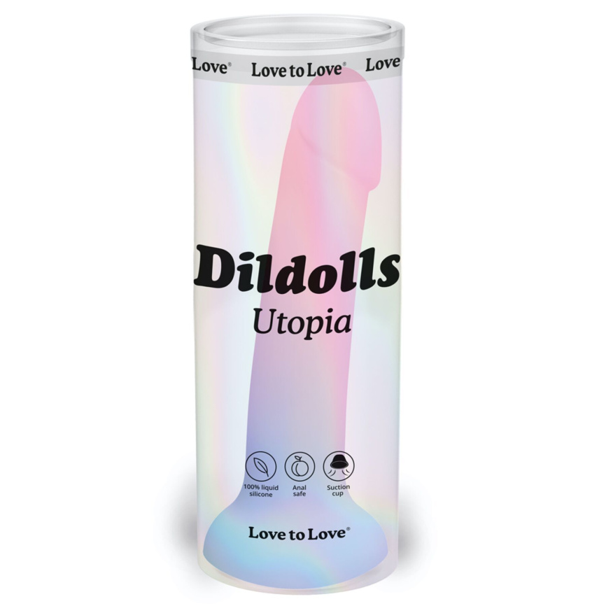 Дилдо з кольоровим градієнтом Love To Love DILDOLLS - UTOPIA S ультрам'який фото 5