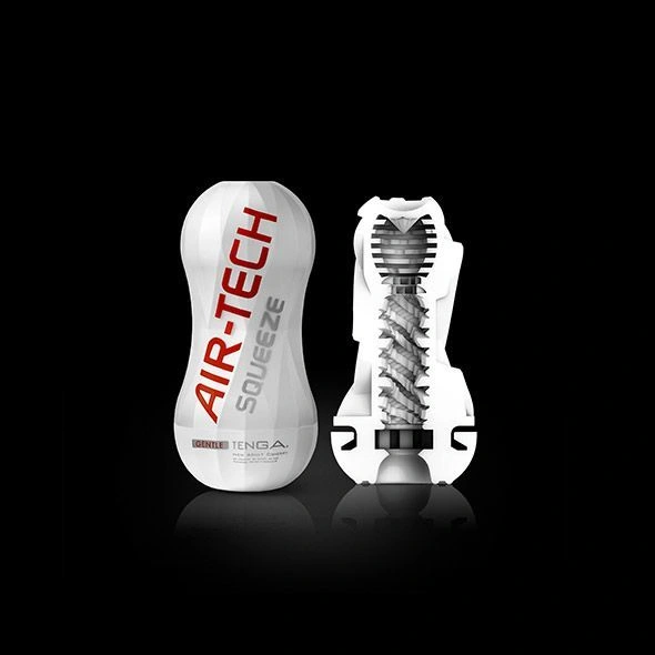 Мастурбатор Tenga Air-Tech Squeeze Gentle, сжимаемый корпус, более плотный вход фото 2