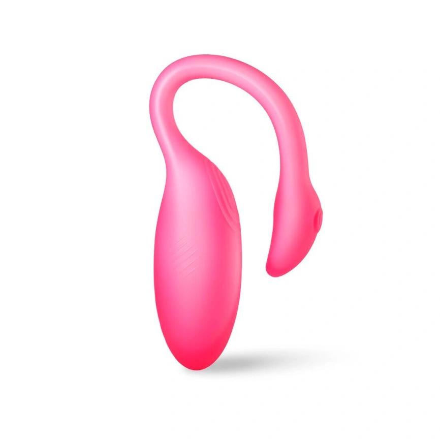 Смарт-виброяйцо Magic Motion Flamingo Max Pink 2 в 1: виброяйцо и тренажер Кегеля, 10 режимов фото 14