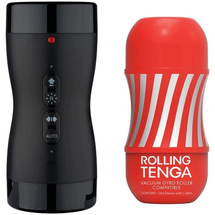 Автоматический мастурбатор Tenga VACUUM GYRO ROLLER SET, ротация и вакуум, совместим с Tenga Cup фото 7