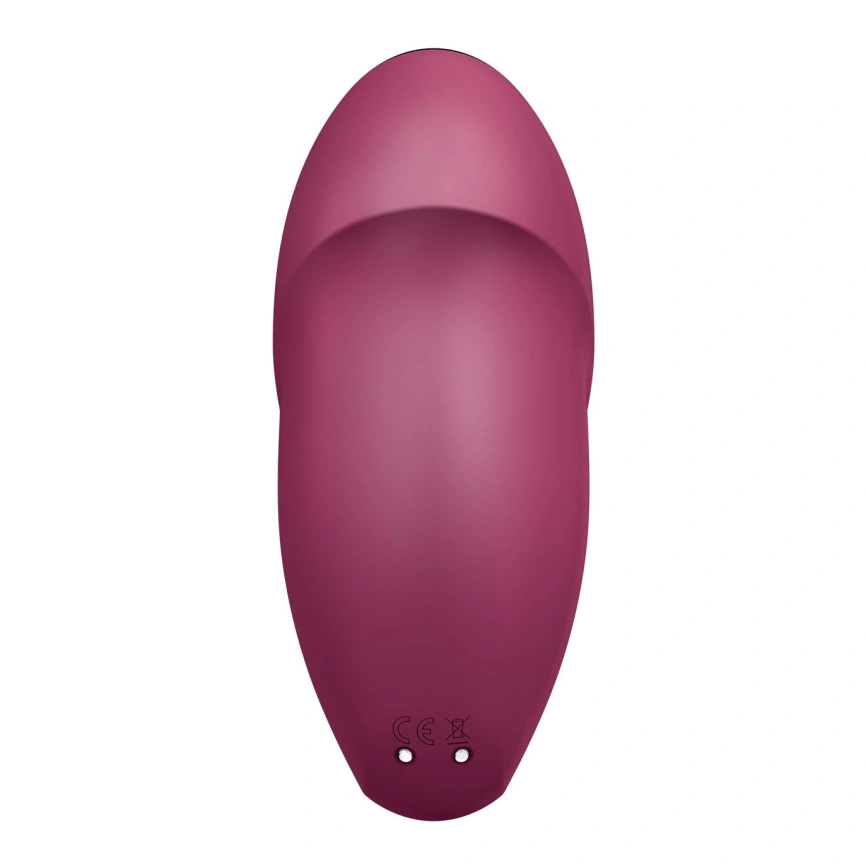 Вибростимулятор-пульсатор Satisfyer Tap & Climax 1 Red, эффект постукивания пальцем, 2 мотора фото 6