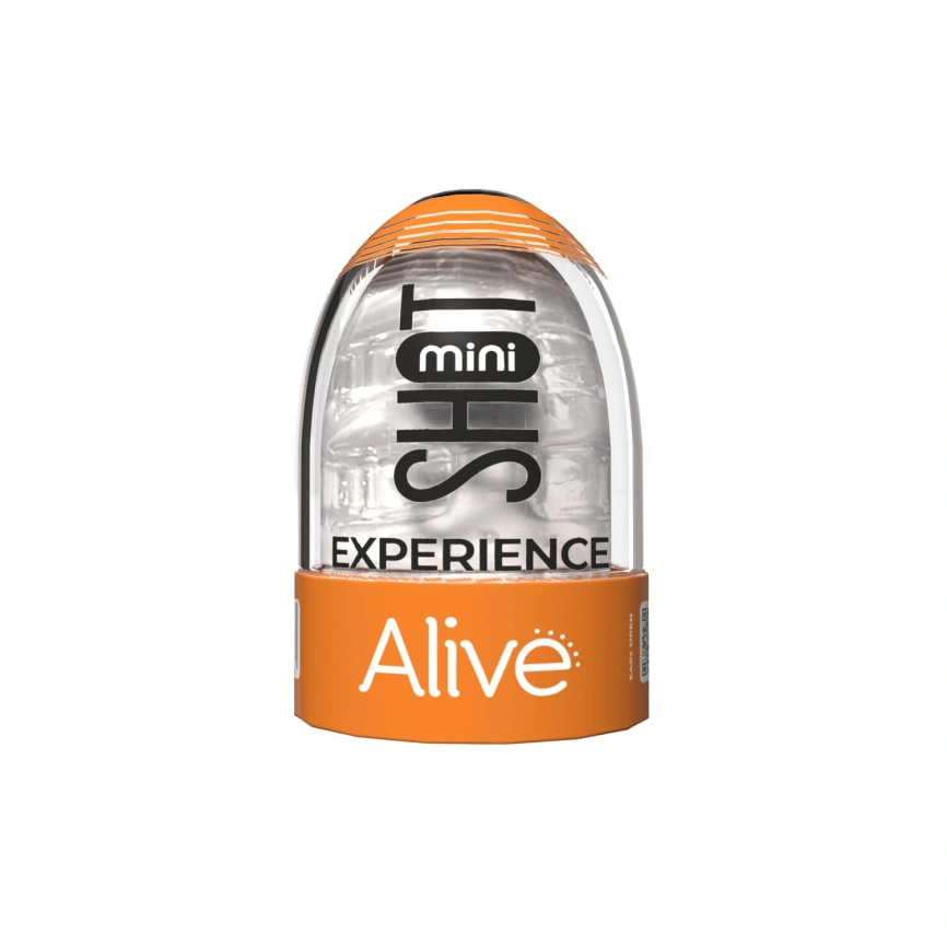 Мини-мастурбатор Alive Mini Masturbator (Transparent) фото 1