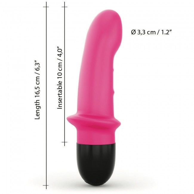 Вібратор Dorcel Mini Lover Magenta 2.0 перезаряджуваний, для точки G і масажу простати фото 5