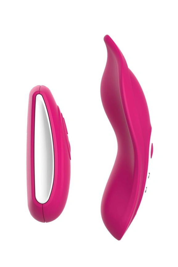 Вибратор в трусики Liebe Panty Vibe Recargable Cerise, нагрев до 39 °C, пульт, трусики S-M в комплекте фото 3