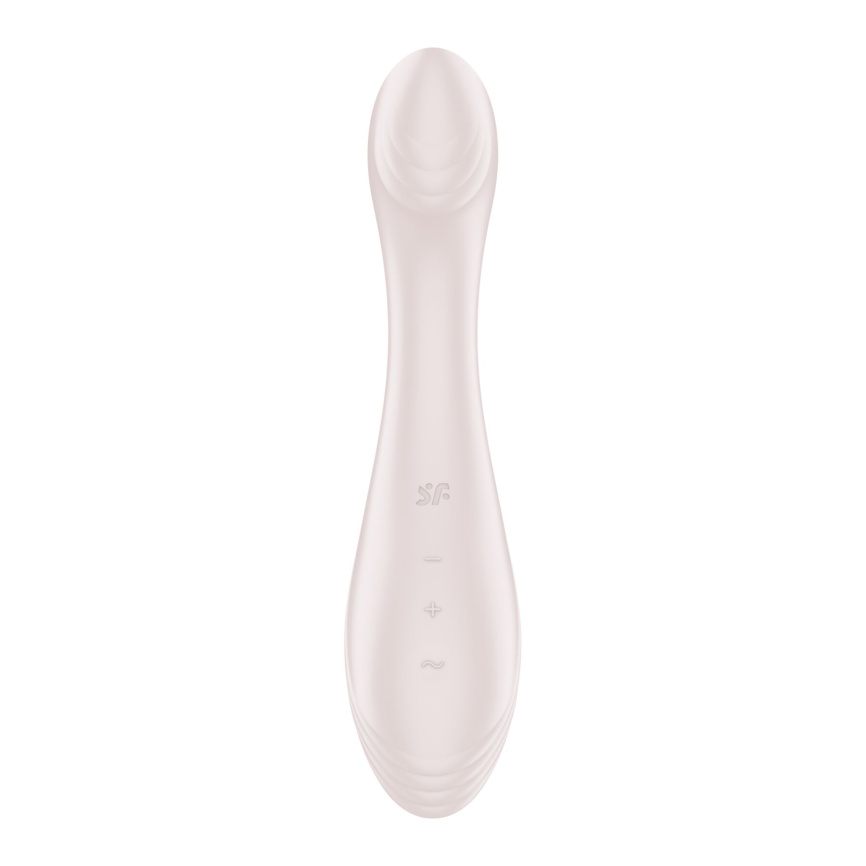 Вібратор для точки G Satisfyer G-Force Beige, 10 режимів + 5 рівнів інтенсивності фото 2