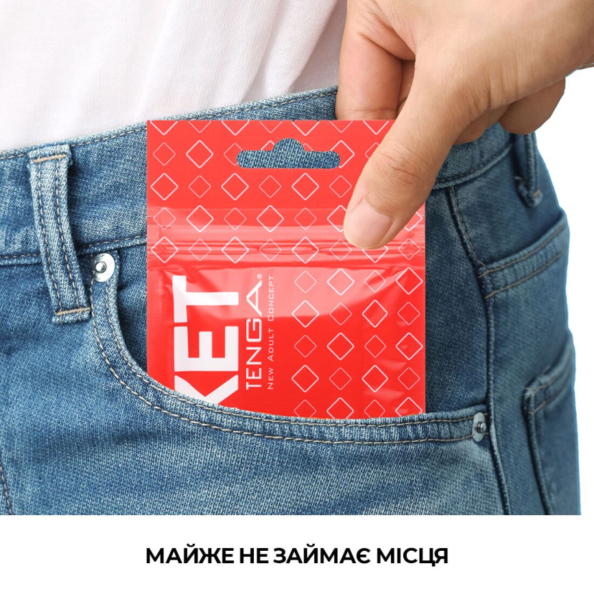 Мастурбатор TENGA Pocket Block Edge фото 4