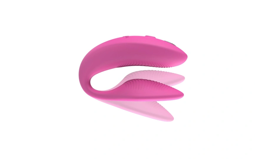 Смарт-вибратор для пар We-Vibe Sync 2 Rose, 10 виброрежимов, пульт ДУ фото 3