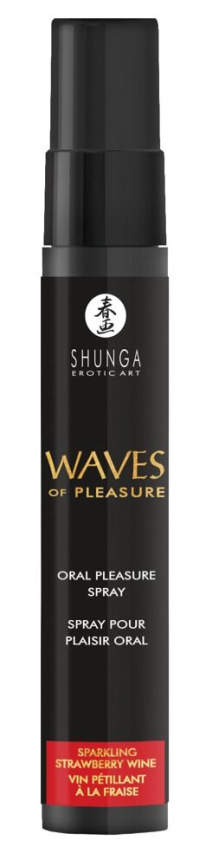 Спрей для посилення слиновиділення Shunga Waves of Pleasure Strawberry Sparkling Wine фото 3