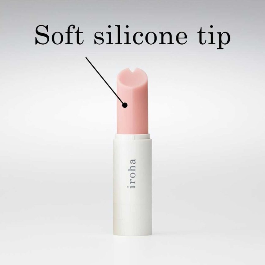 Вібратор-помада IROHA STICK White, плавне збільшення потужності фото 2