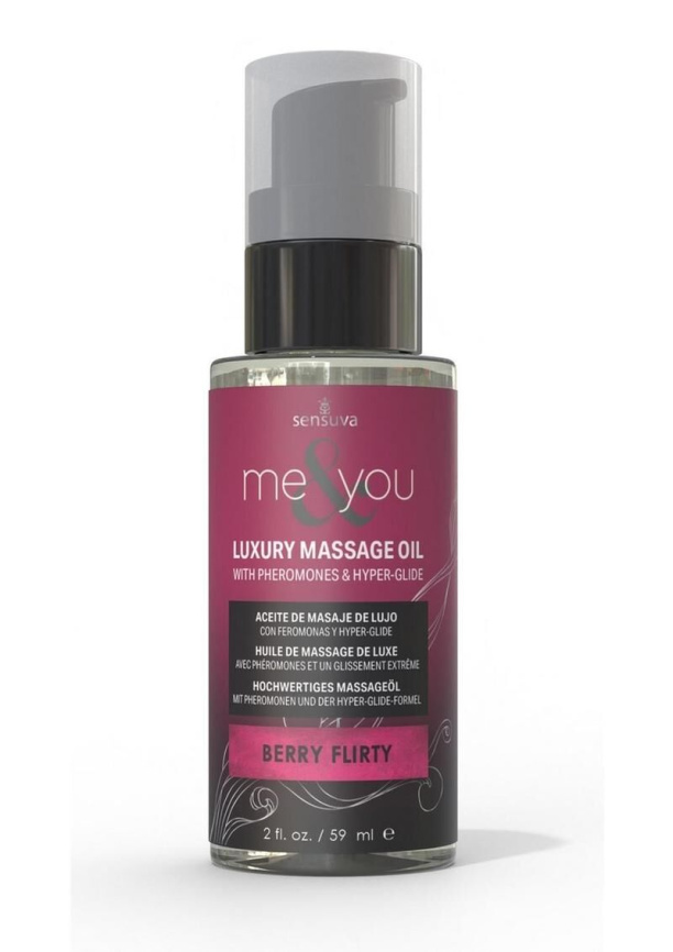 Масажна олія Sensuva Me&You - Berry Flirty (Wild Berries) 59 мл фото 1