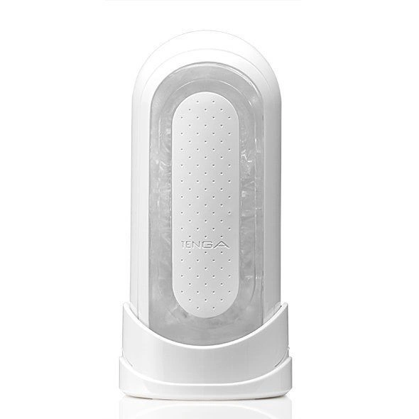 Мастурбатор Tenga Flip Zero White, изменяемая интенсивность стимуляции, раскладной фото 1