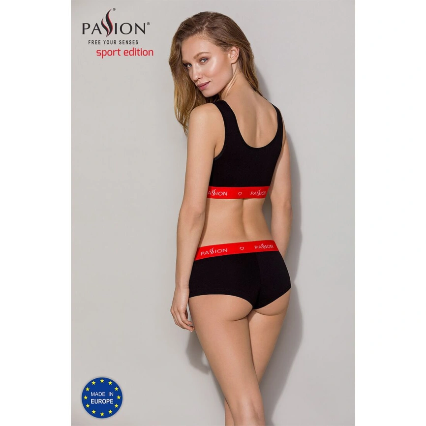 Спортивный топ на широких бретелях Passion PS003 TOP M, black фото 14