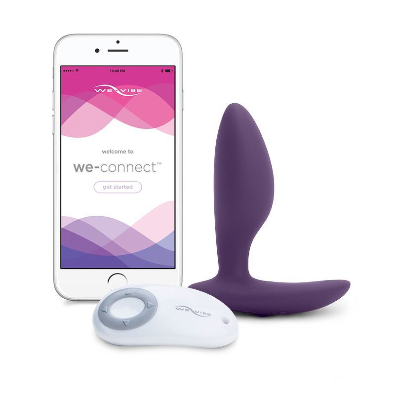 Анальна смарт-вібропробка We-Vibe Ditto Purple з пультом ДК фото 1