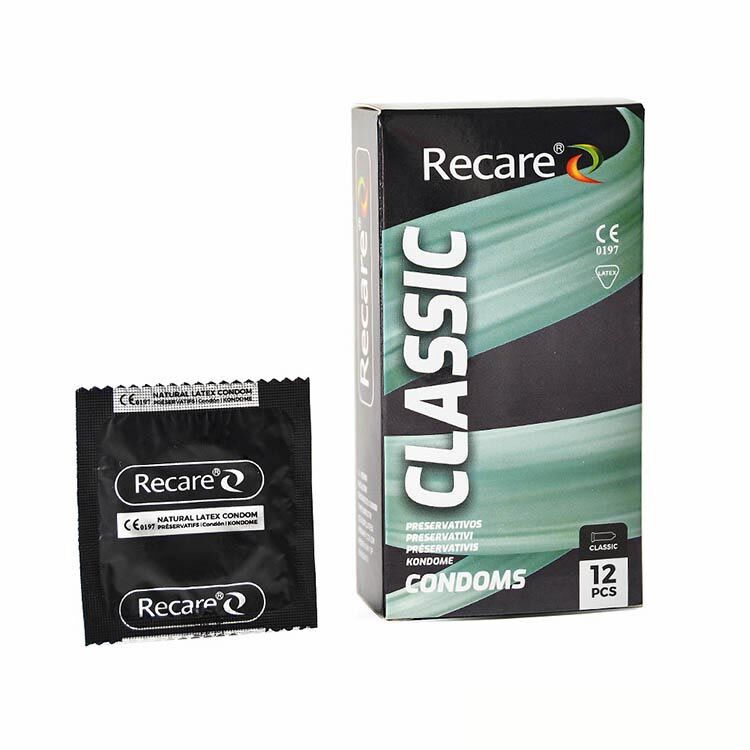 Презервативи Holographic Recare Classic Condoms 12 шт, класичні фото 1