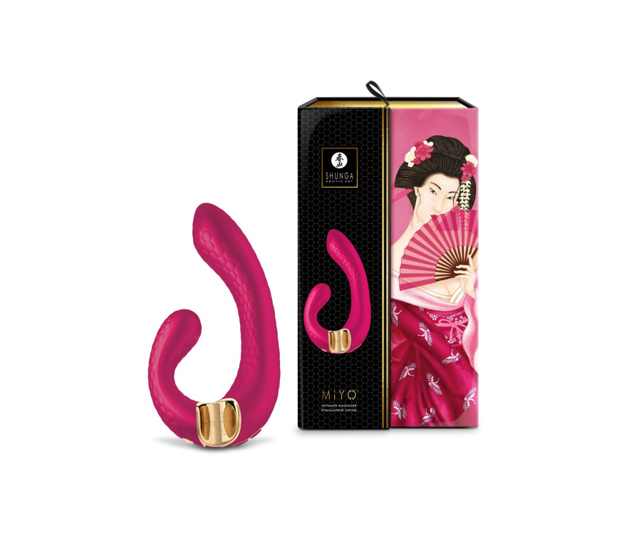 Вібратор-кролик Shunga Miyo Raspberry фото 7
