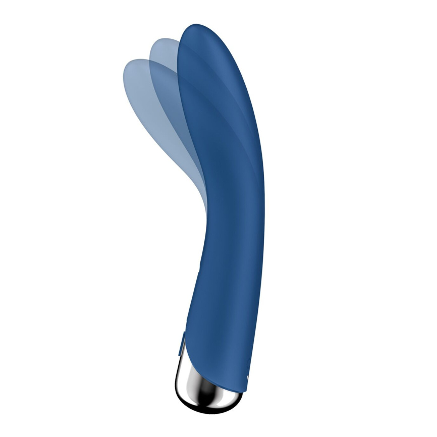 Вібратор точки G з обертанням Satisfyer Spinning Vibe 1 Blue, 2 мотори фото 2