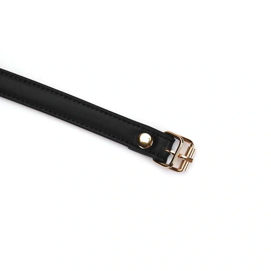Маска на глаза Liebe Seele Black Organosilicon Blindfold, экокожа фото 4