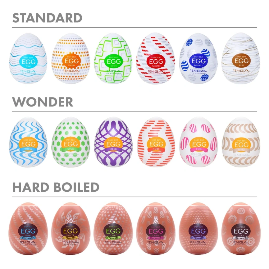 Мастурбатор-яйцо Tenga Egg Wavy фото 8