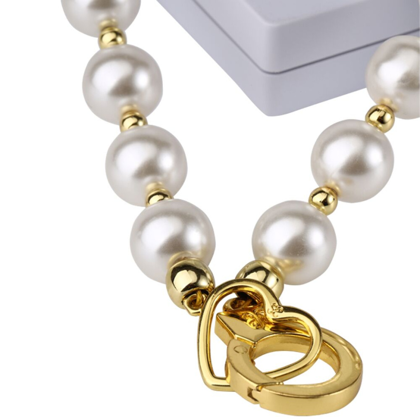 Перлинний набір для фіксації LOCKINK Pearl Bondage & Restraint Set, наручники, поножі, повідець фото 6