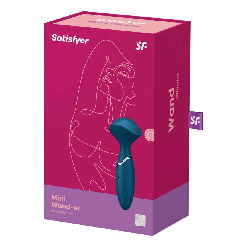 Вибромассажер Satisfyer Mini Wand-er Blue фото 7