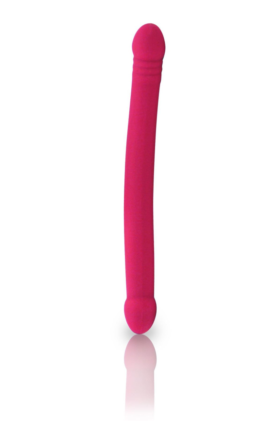 Фалоімітатор двосторонній Dorcel Real Double Do Magenta, діаметр 4 см, довжина 42 см фото 1