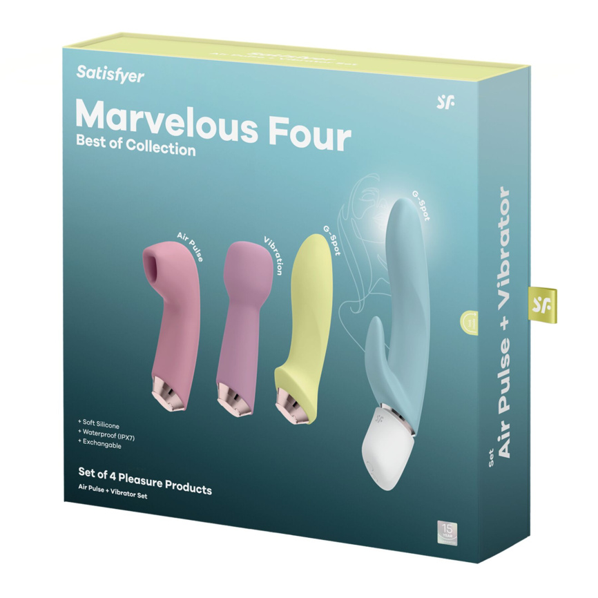 Подарунковий набір секс-іграшок Satisfyer Marvelous Four фото 8