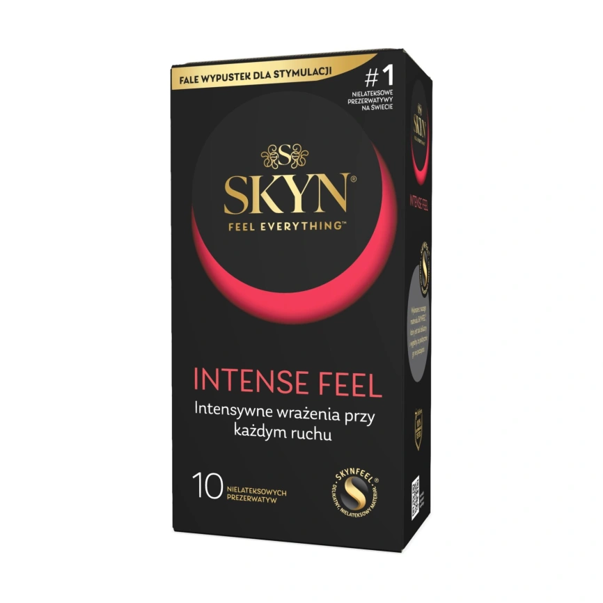 Безлатексные премиум-презервативы SKYN Intense Feel 10 шт, точечный рельеф фото 1