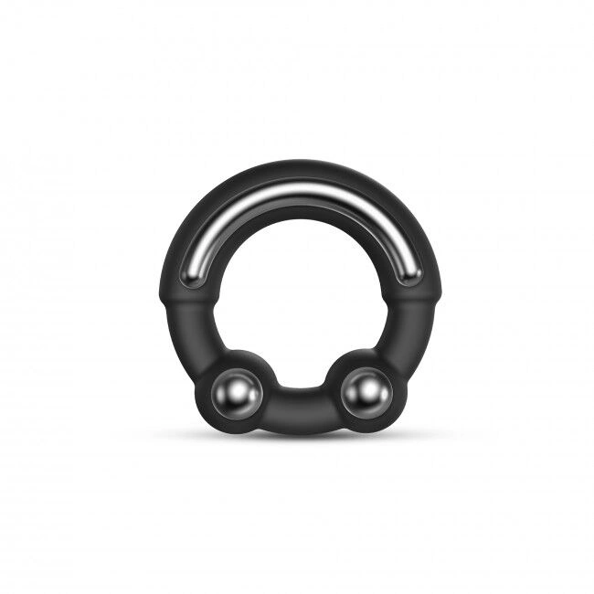 Эрекционное кольцо с металлическими вставками Dorcel STRONGER RING фото 3