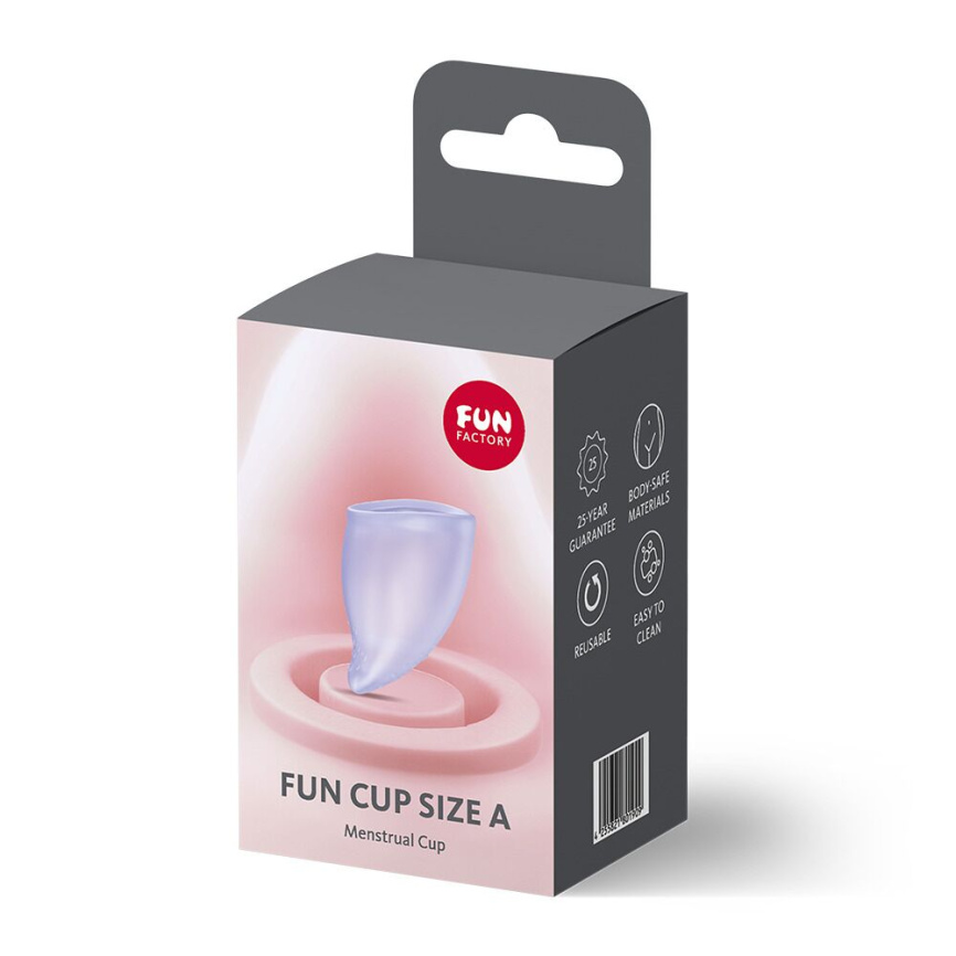 Менструальна чаша Fun Factory FUN CUP SIZE A Purple, багаторазова, діаметр 4 см, об’єм 20 мл фото 5