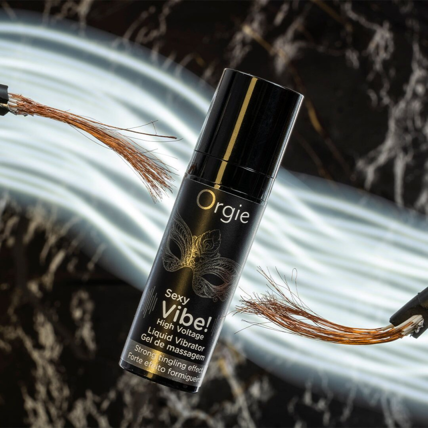 Рідкий вібратор Orgie Sexy Vibe! High Voltage, 15 мл, ефект мурашок + дуже потужна вібрація фото 4