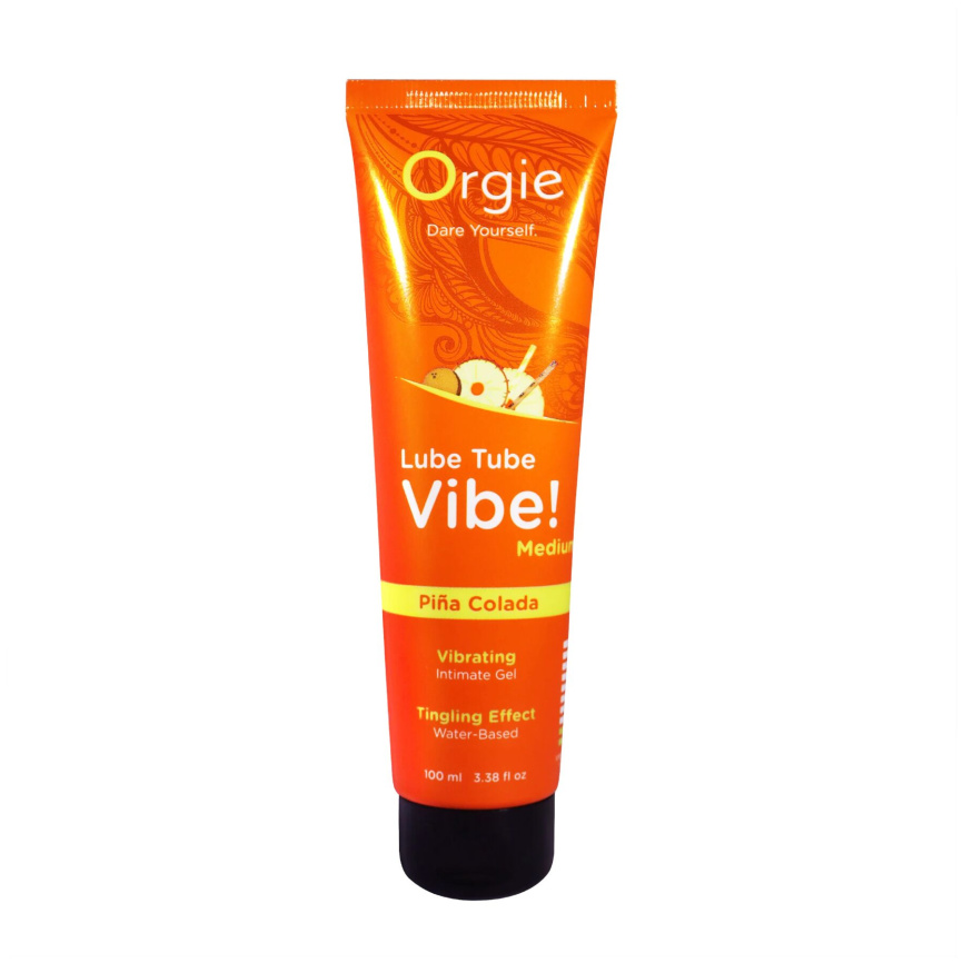 Вібролубрикант Orgie Lube Tube Vibe! Pina Colada 100 мл фото 1