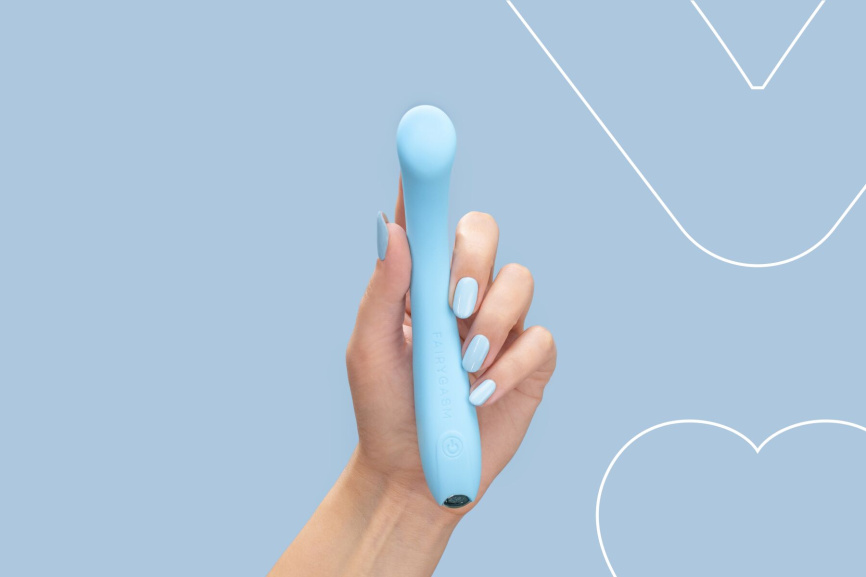 Вібратор для точки G FairyGasm MerryWand blue фото 7