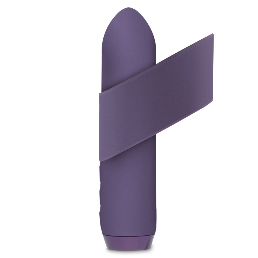Мінівібратор Je Joue - Classic Bullet Vibrator Purple з глибокою вібрацією і фіксацією на палець фото 2
