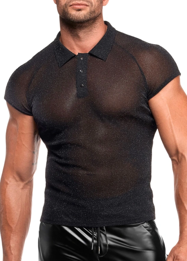Мужское поло Noir Handmade H082 Onyx veil polo XXL фото 4